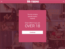 Tablet Screenshot of 18-teens.com